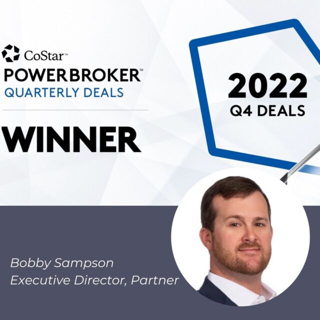 Please help us in congratulating Bobby Sampson for being recognized by @CoStarUS as a 2022 #CoStarPowerBroker Quarterly Deals winner for Q4!

Bobby was recognized for his leadership and efforts in assisting his client with the following lease.

✅ Landlord Broker: Lee & Associates
✅ Location: 10411 Meridian Center Pkwy, Fort Myers, FL
✅ Size: 57,604 SF
✅ Term: 7 Years
✅ Price: $9.75 PSF NNN

Way to go Bobby!!

#fgcar #naiop#realestatedevelopment #commercialproperty #realtorlife #realtorlifestyle #developers #realtorlife #closingday #closingtable #realtorsofig #realtorsofinstagram #loverealestate  #realestategrind #realestateinvesting #realestateinvestor #realestateinvestors #realestateagentlife #realestatelifestyle #brokerfeauture #costarwinner #costarQ4