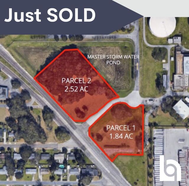 Bounat is excited to announce the sale of this industrial property located at SEC I-4 & Kathleen Rd in Lakeland, FL.

Highlights include:
✅ Two parcels of Industrial land 2.52 & 1.84 Acres
✅ Buyers will be developing into small bay warehouse park
✅ Sold Price: $1,300,000

Interested in Buying, Selling, or Leasing? Contact Bounat today!

#investment #realestate #cre #commercialrealestate #realestateagent #realestateinvestor #nnn #justsold #realestatelife #realestatebroker #success #retailrealestate #1031 #tamparealestate #icsc #realestateagents #referral #ccim #realty #cashflow #realestateexpert #property #entrepreneur #tampacre #floridacre